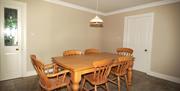 Wooden kitchen table with 6 chairs