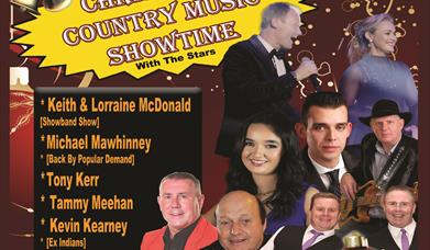 Image of all the stars of the Christmas Country Showtime