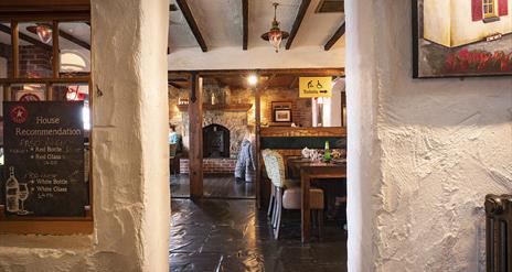 Interior of the Old Thatch Inn