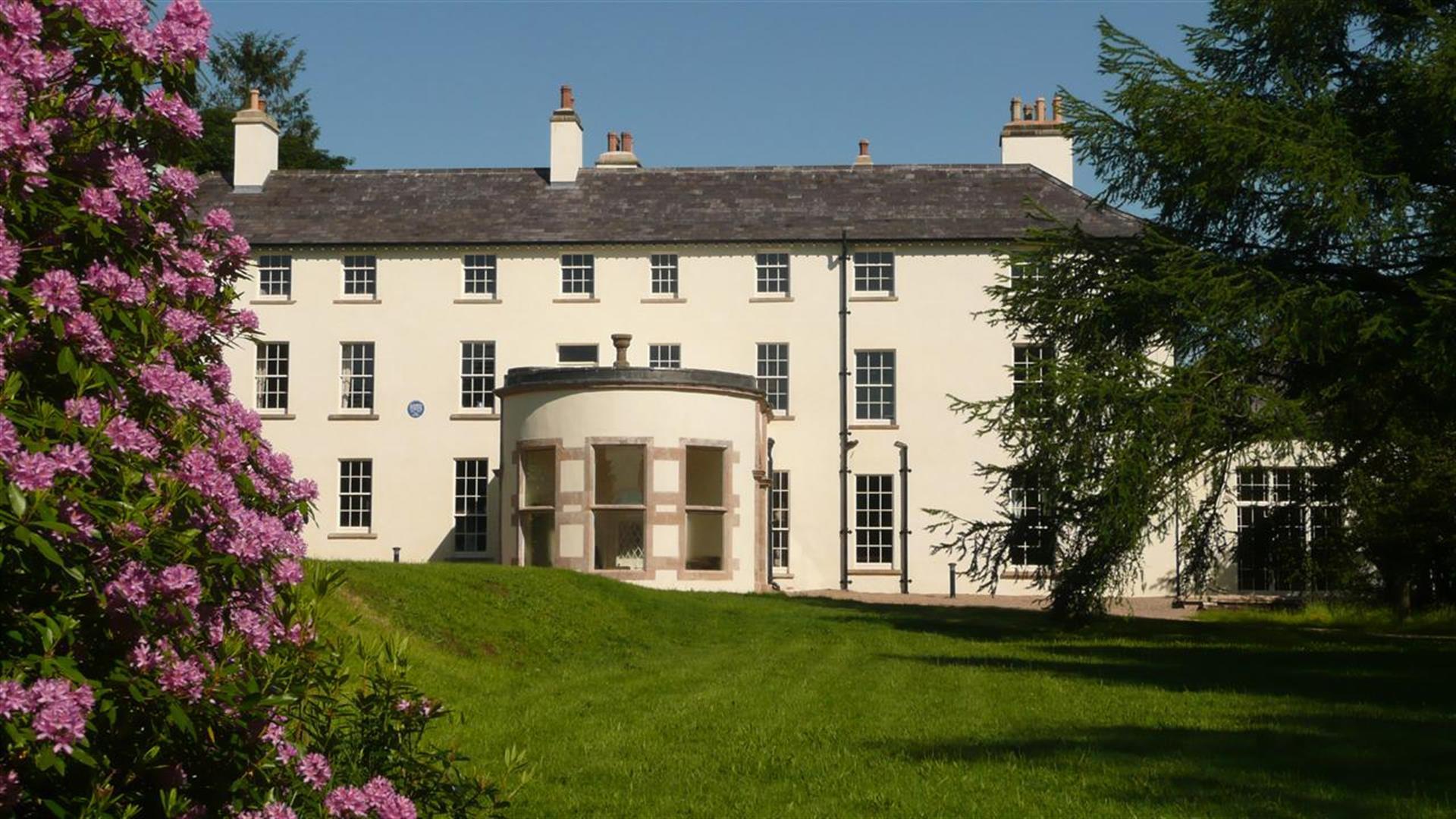 The front of Lissan House from the garden