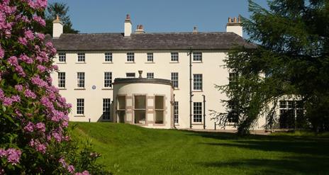 The front of Lissan House from the garden