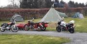 Bikers at The Shepherds Rest Camping
