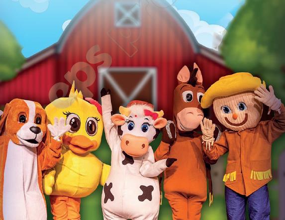 A picture of Animals in front of a Barn