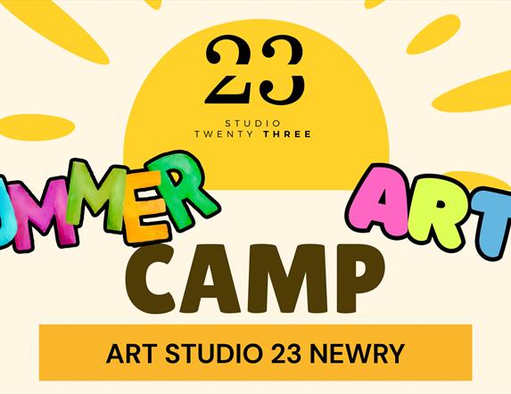 Art summer camp in Newry for kids and teens at art studio 23 Newry