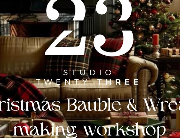 wreath and bauble workshop