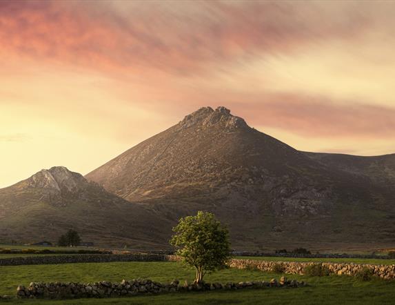 Binnians Sunset by Enda Quinn WINNER of AONB Photography Competiton