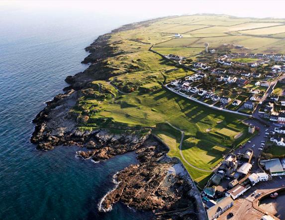 Aerial view of Ardglass Golf Course