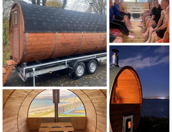 Selection of images of featuring Mourne Hot Barrel Sauna