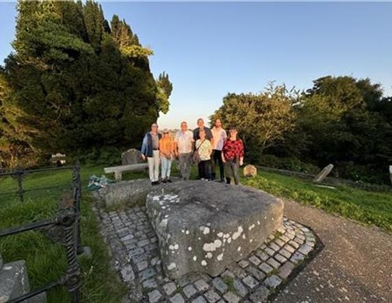 Group at Saint Patrick's Grave