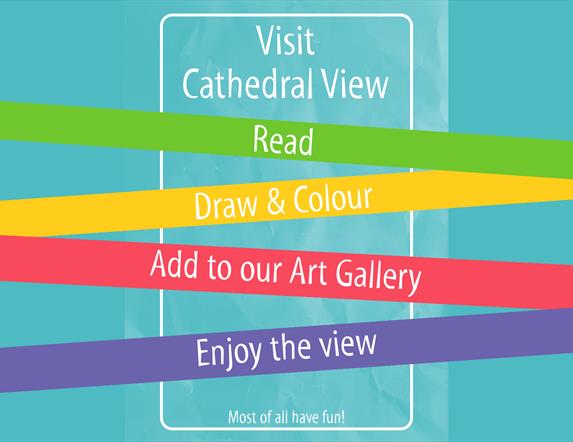 poster advertising Cathedral View Kids Zone