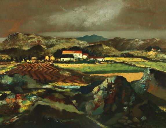 Painting in Oils of Tyrella Beach