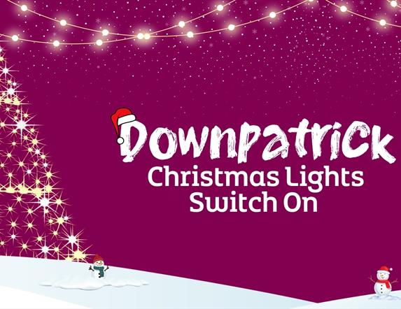 Downpatrick Christmas lights switch on