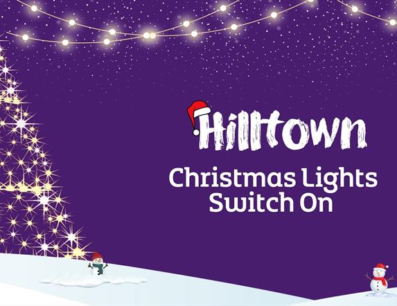 Hilltown Christmas Lights Switch On