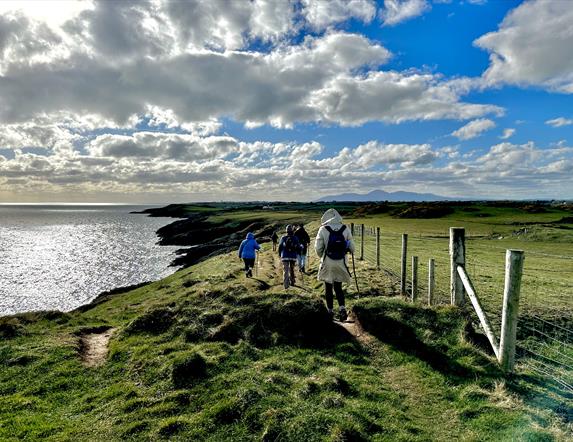 Clifftop walk near Ardglass