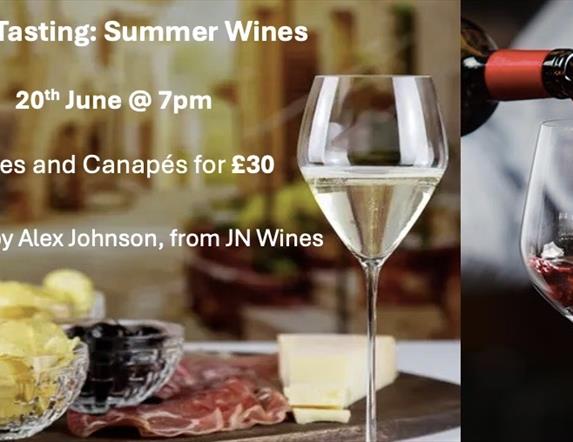 Wine Glasses and Canapes