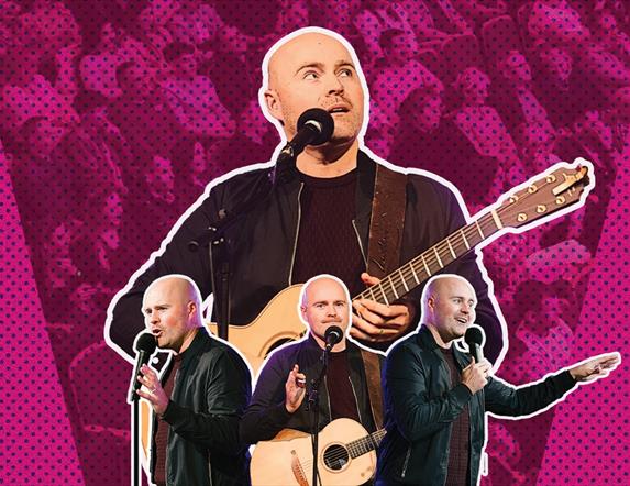 Poster promoting stand up comedian 'Paddy Raff Here's One For Ya' at Down Arts Centre