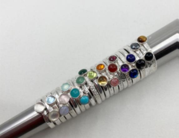 Silver Stacking Rings