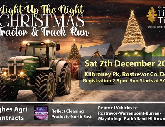 Truck and Tractor Run - Rostrevor Christmas Light Switch On