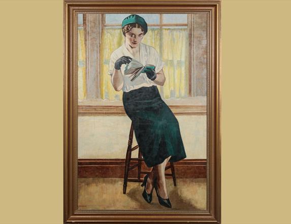 Painting of Lady Constance Malleson (1895-1975) by William Conor (1881-1968)