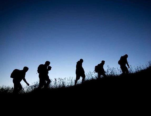 Slieve Donard night hiking