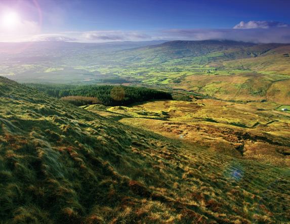 View from Slieve Gullion Forest Park