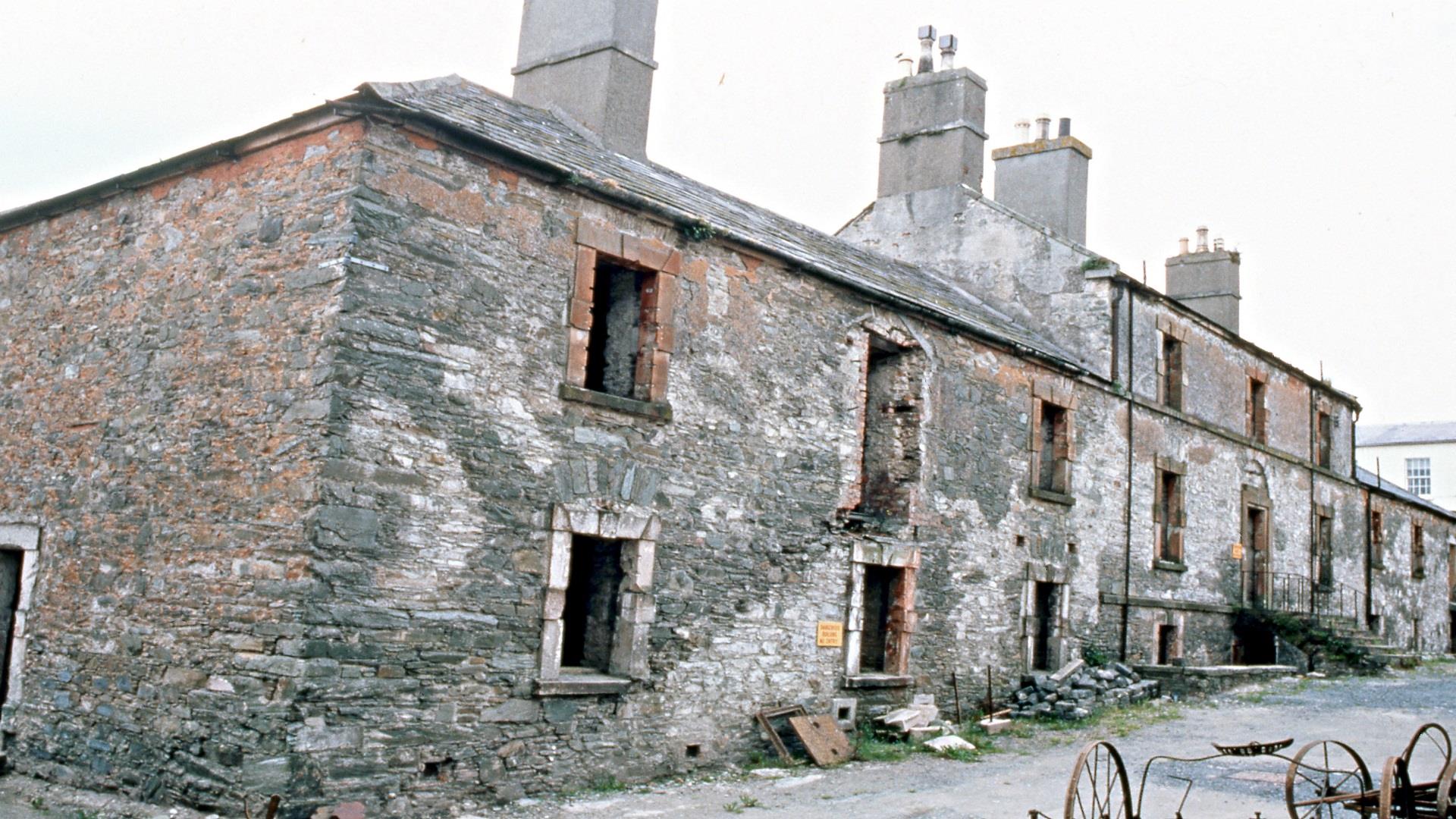 An image of the Governors Residence pre restoration.