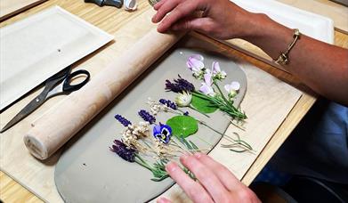 Clay Plate Workshop in Castlewellan Forest Park