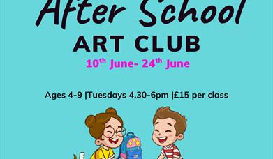 After school art club at art studio 23 Newry. Open to kids aged 4+
