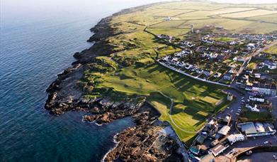 Aerial view of Ardglass Golf Course