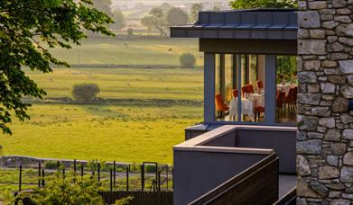 Bank Holiday BBQ at Killeavy Castle Estate. View over Estate