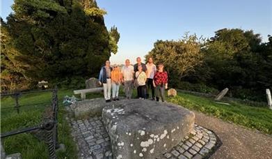 Group at Saint Patrick's Grave
