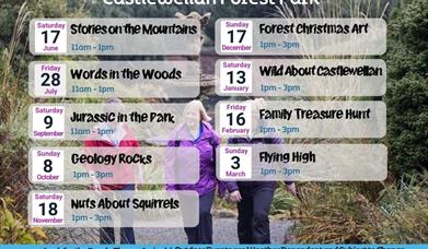 Forest Activities Poster for Castlewellan Forest Park