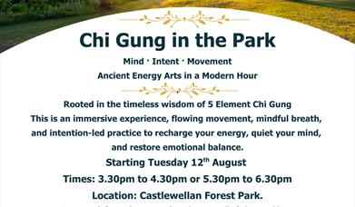 image of the park with information about the class