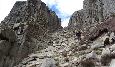 Devil's Coachroad, Slieve Beg in the Mourne Mountains