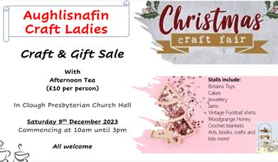 Flyer advertising Christmas Craft Fair, Aughlisnafin County Down