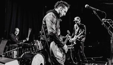 Image of Cut Rubber -  described as a “high energy indie garage rock band with a punky twist.”