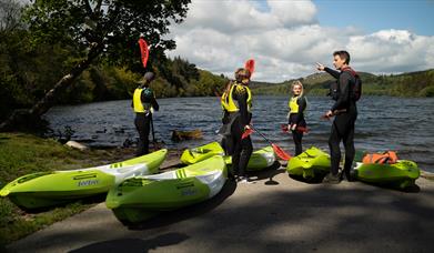 Kayaking Castlewellan Lake