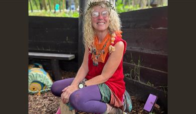 Tribal drumming at Delamont Country Park