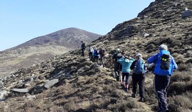 On the right trail, Mourne Mountains