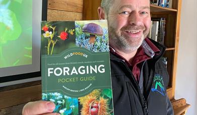 Brian with Foraging book