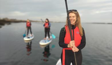 Big smiles on the Paddy's Day Paddle