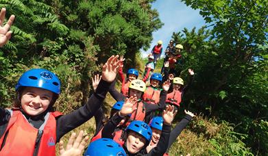 Kids enjoying Easter Camp in the Mournes with Geology Rocks Adventure