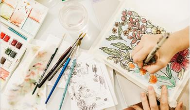 Watercolour painting