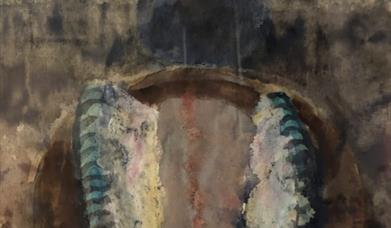 mackerel on a barbeque