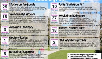 Kilbroney Park Forest Activities poster