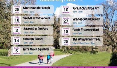Forest Activities Poster for Kilbroney Park