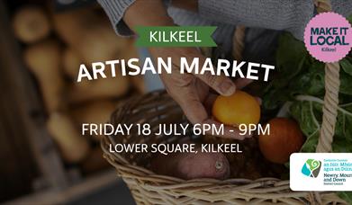 Poster promoting Kilkeel Artisan Market