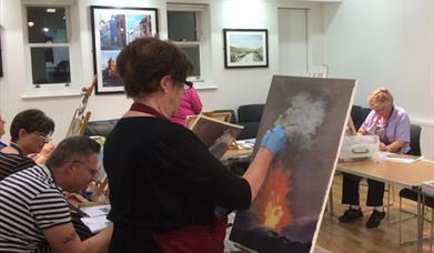 Painting with Martin McParland