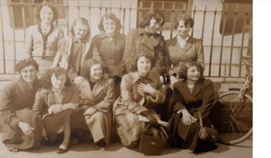 Kilkeel Knitting Mills staff in the 1950s