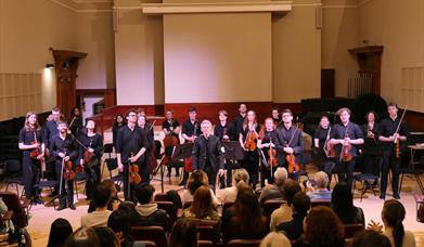 The Edinburgh University String Orchestra at our most recent concert